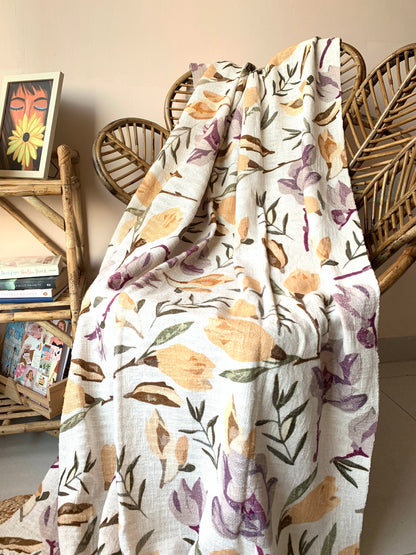 The Orchids Woven Throw