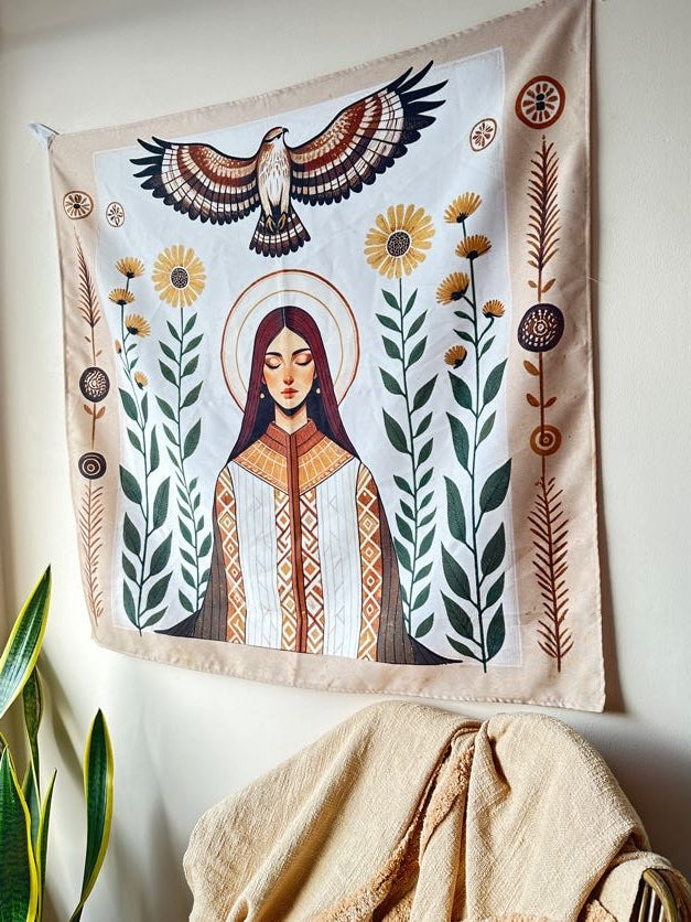 Lady of the Skies Tapestry
