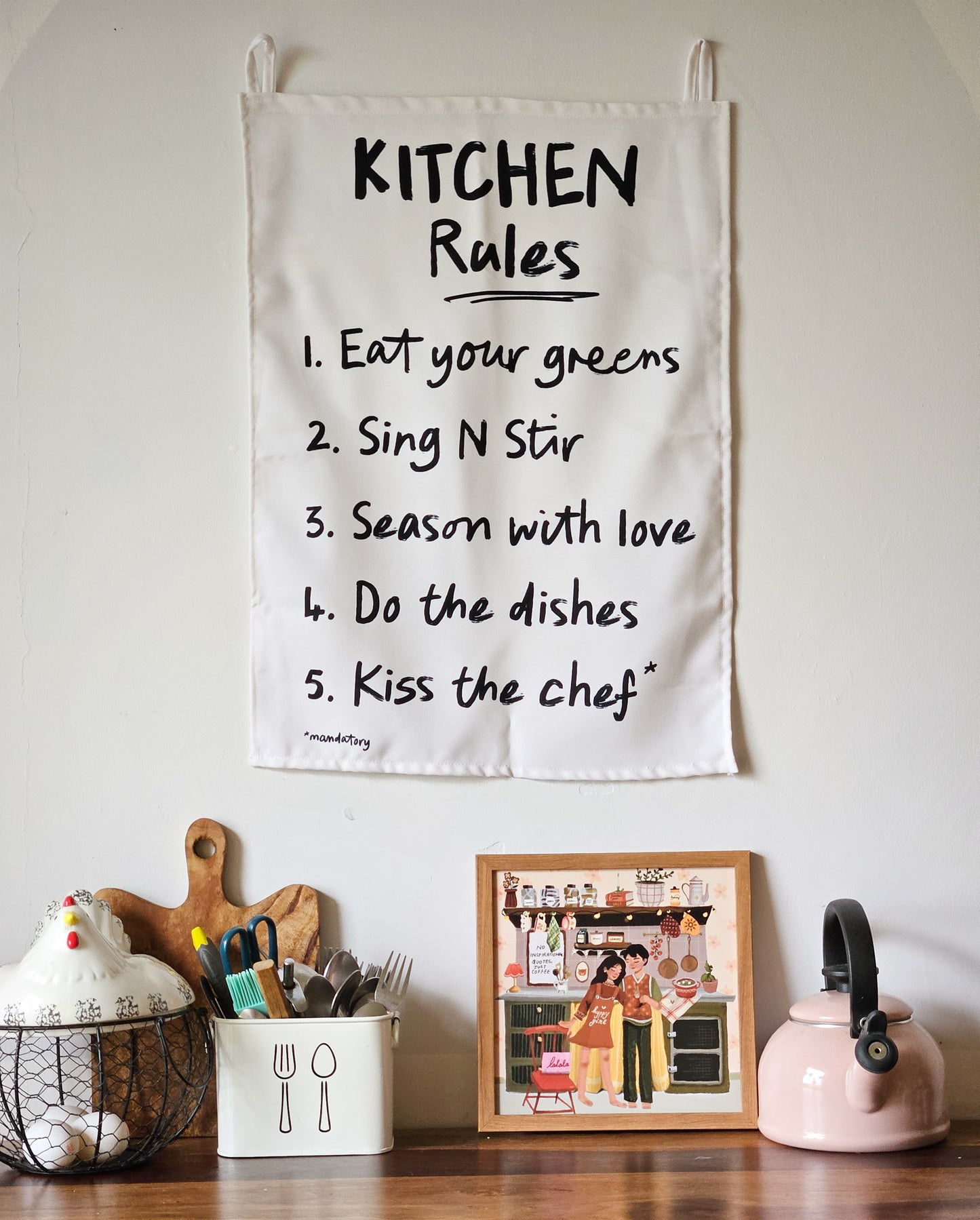 Kitchen Rules Tapestry