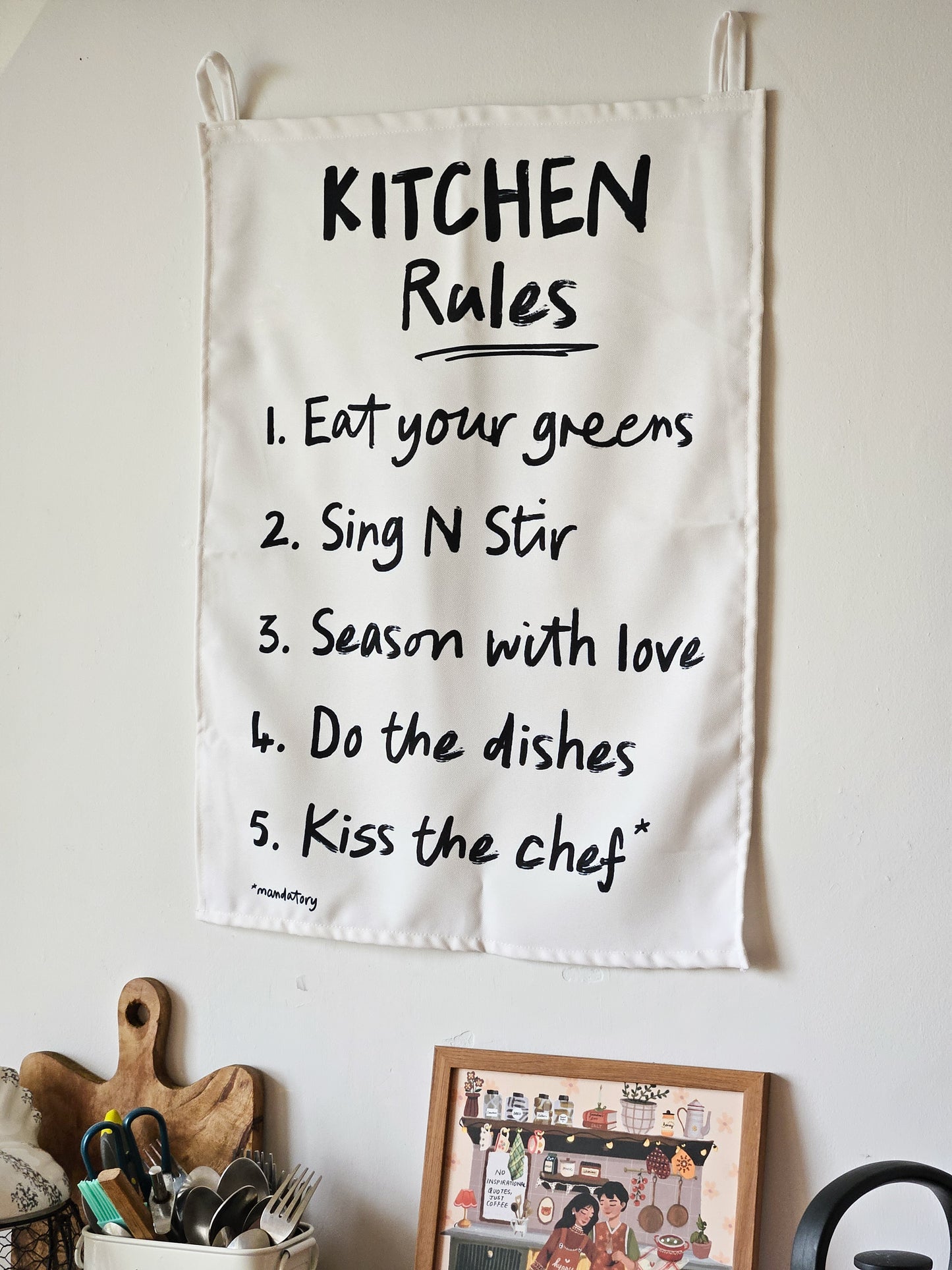 Kitchen Rules Tapestry