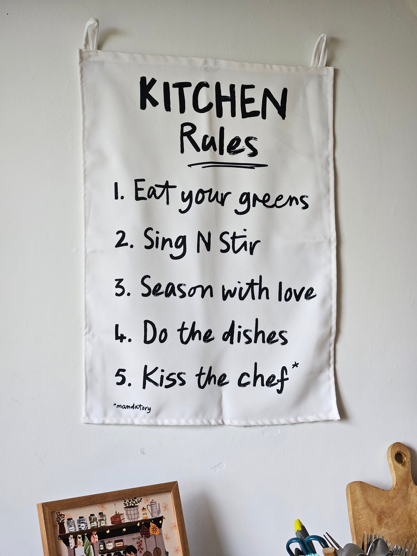 Kitchen Rules Tapestry