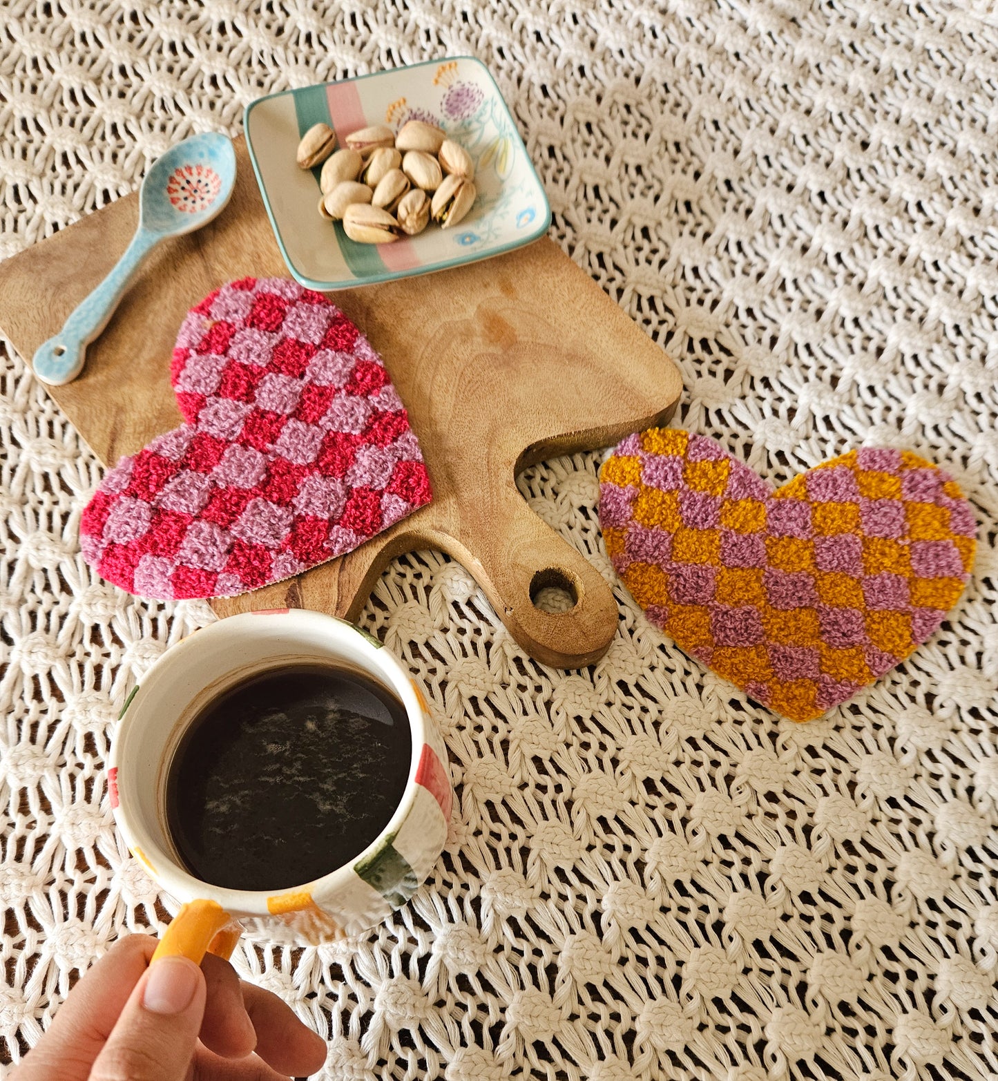 Heart Mug Rugs