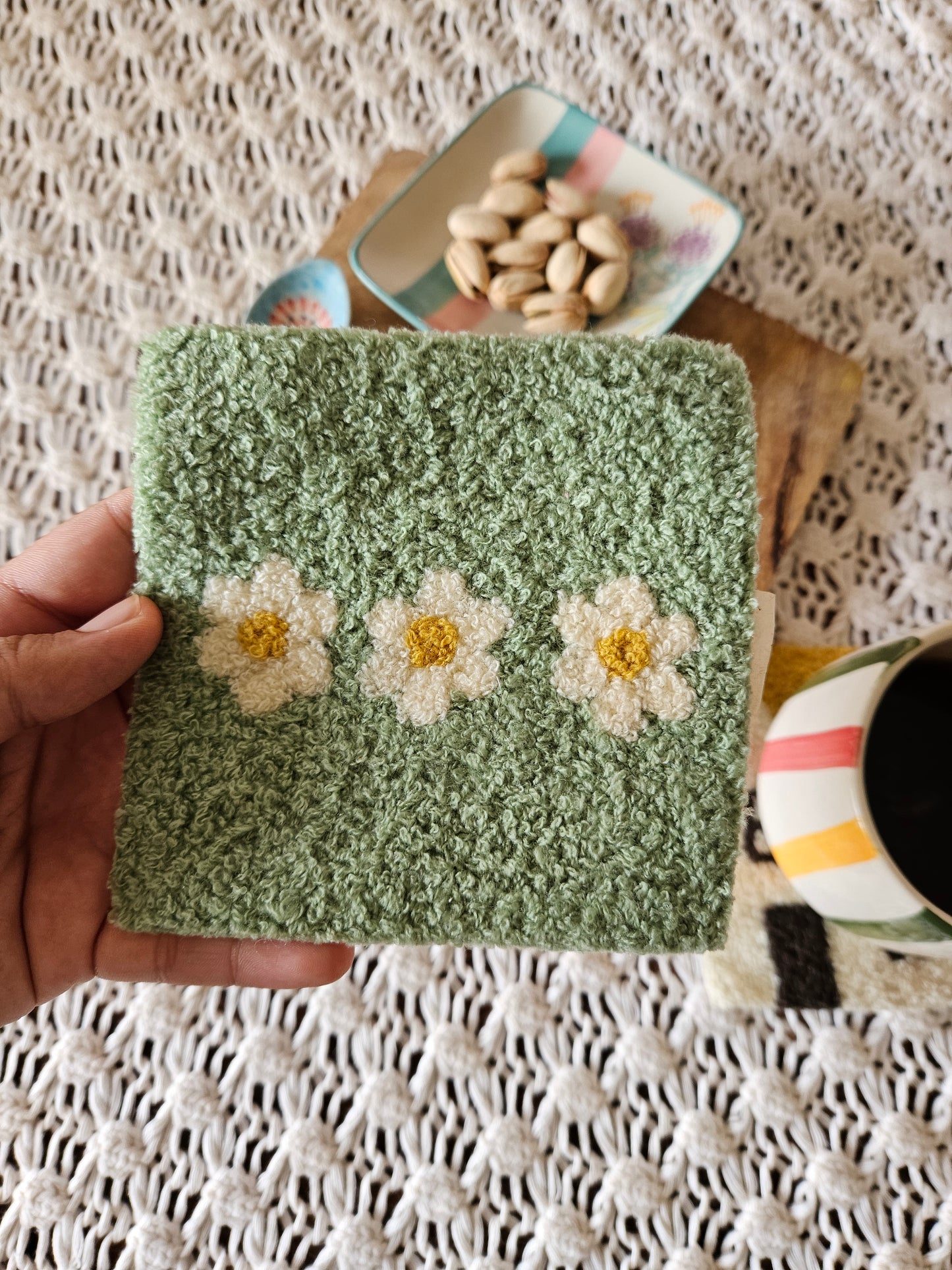 Flora Mug Rug