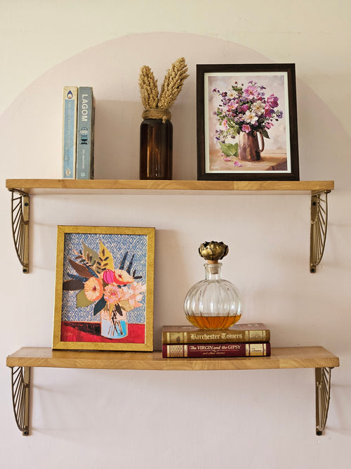 Vintage Floral Print-Posters, Prints & Visual Artwork-Hyppy.in-8" x 10"-Framed-Hyppy.in