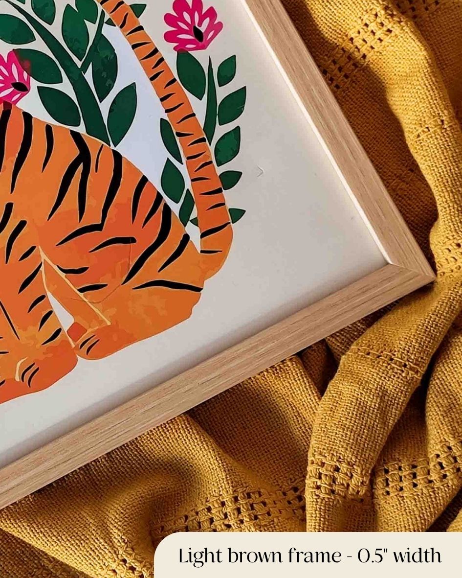 Impresión de tigresa tropical