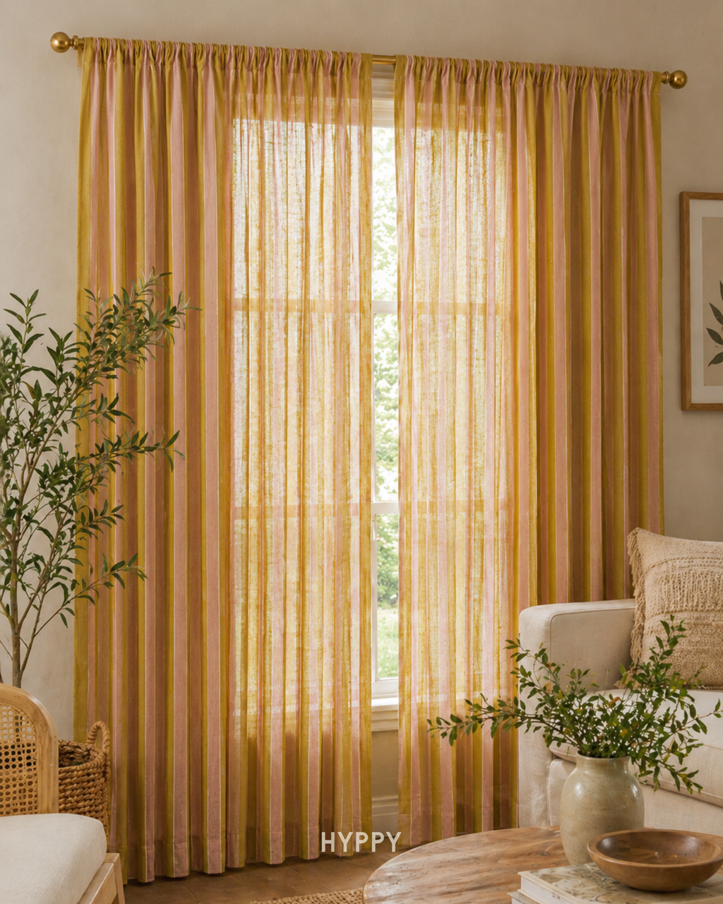 Olive & Rose Sheer Curtain