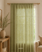Sage Mist Sheer Curtain