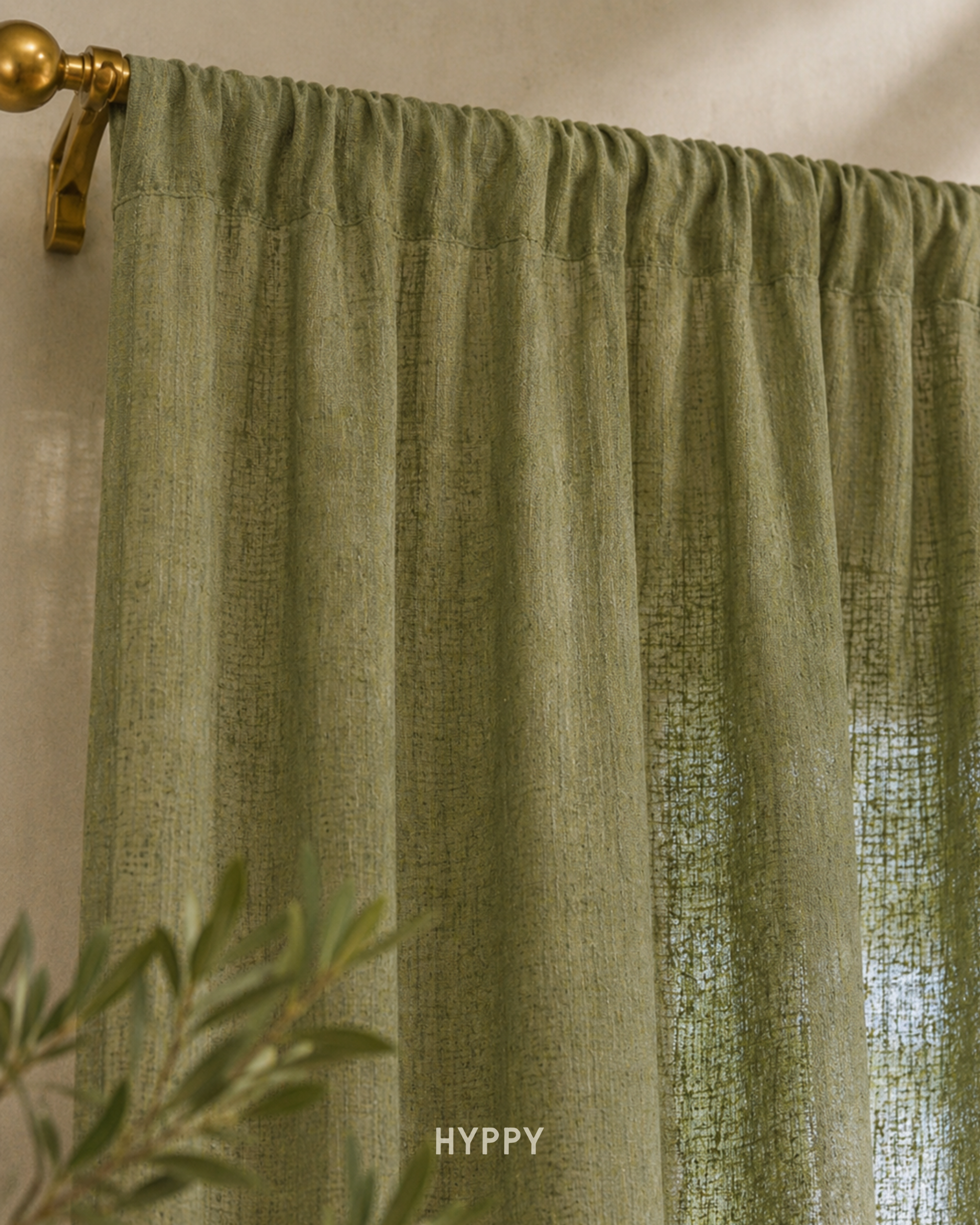 Sage Mist Sheer Curtain