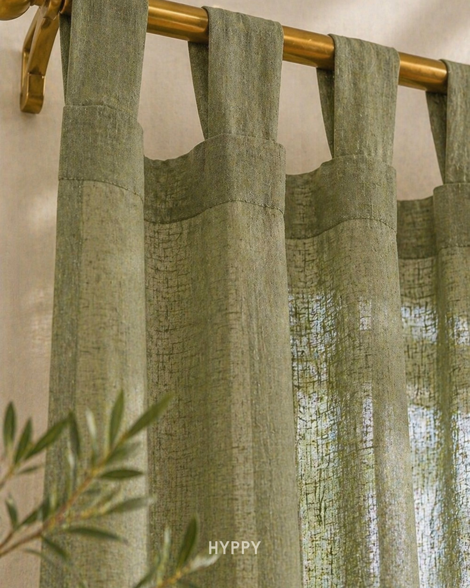 Sage Mist Sheer Curtain