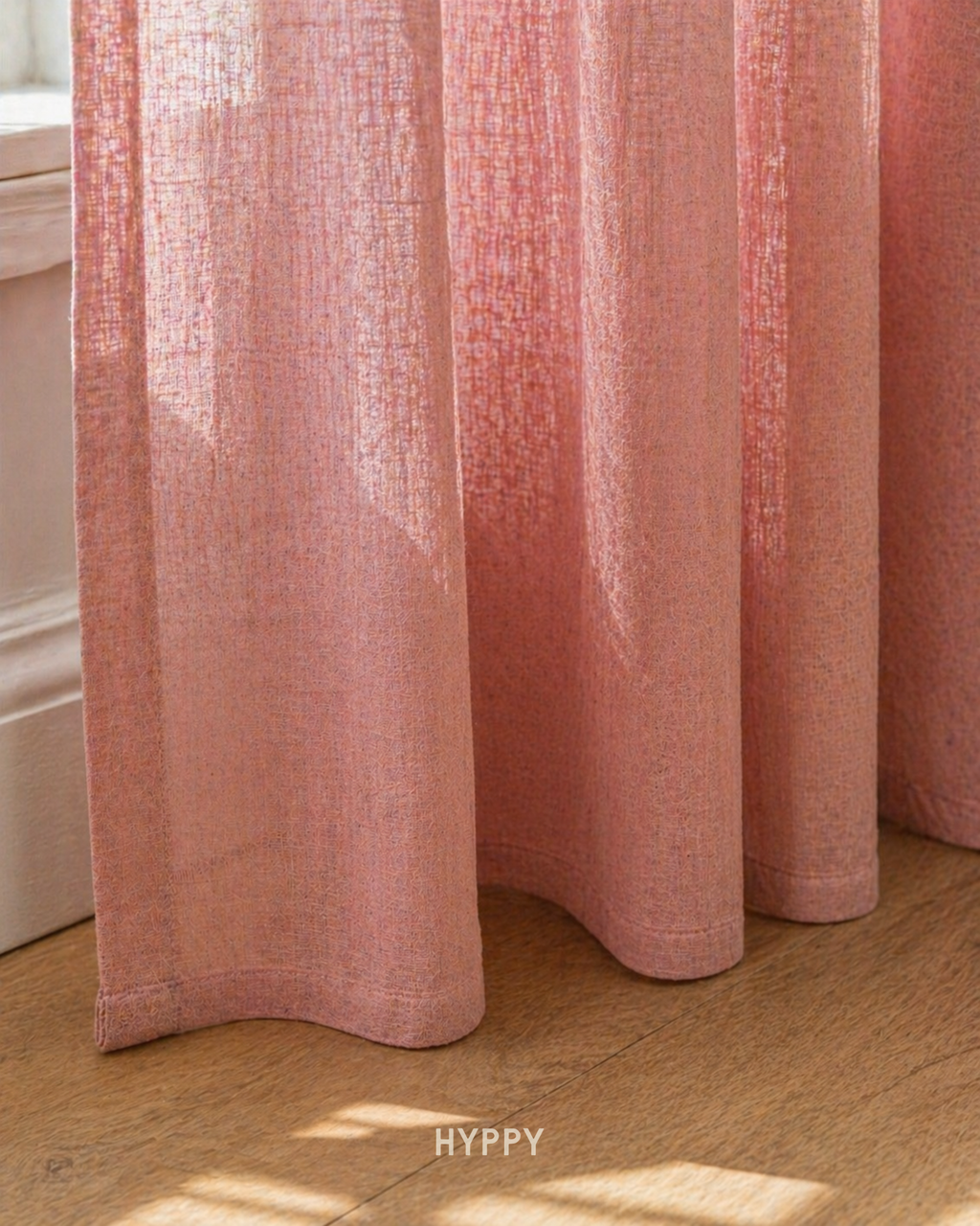Dusty Rose Sheer Curtain