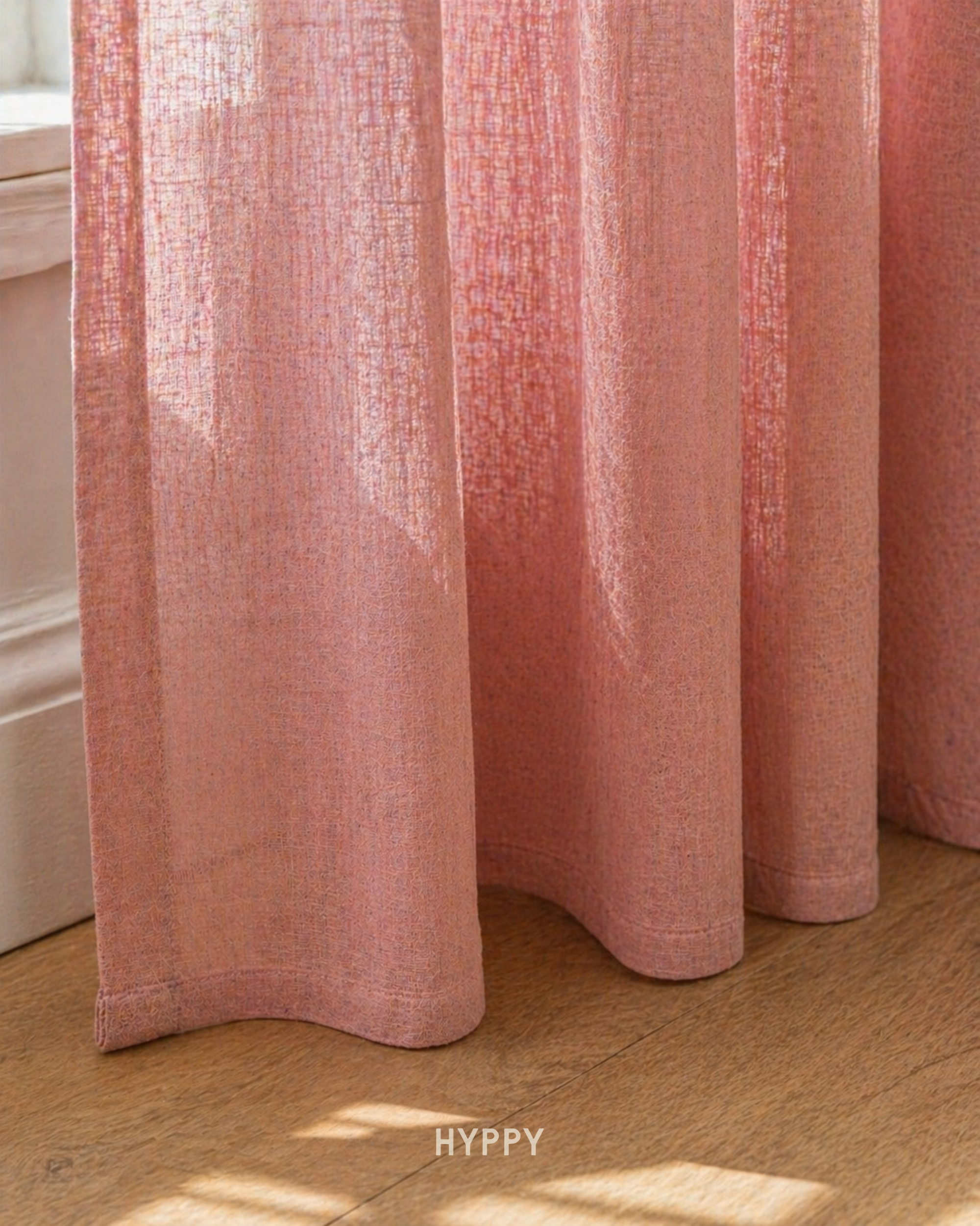 Dusty Rose Sheer Curtain