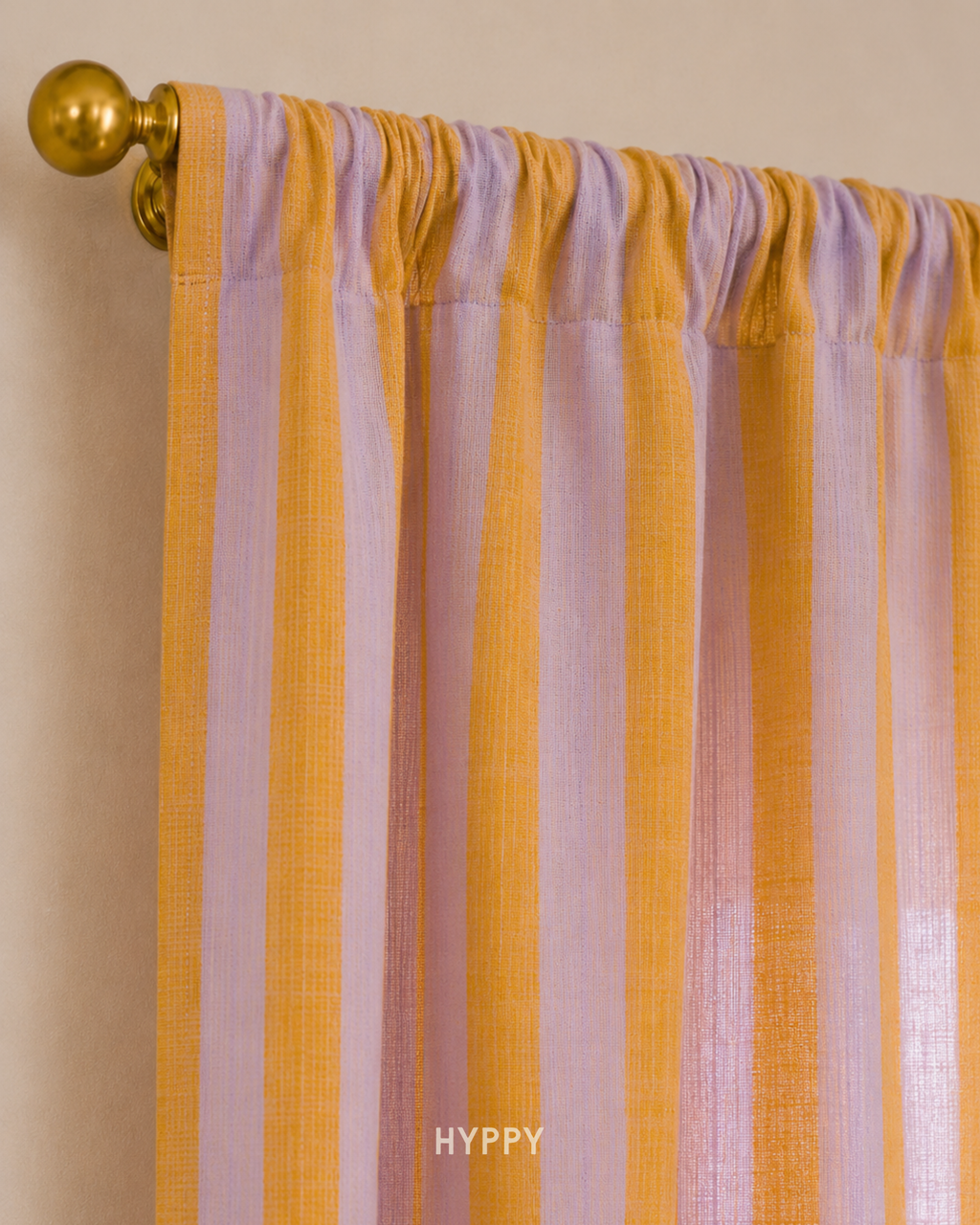 Lilac & Marigold Sheer Curtain