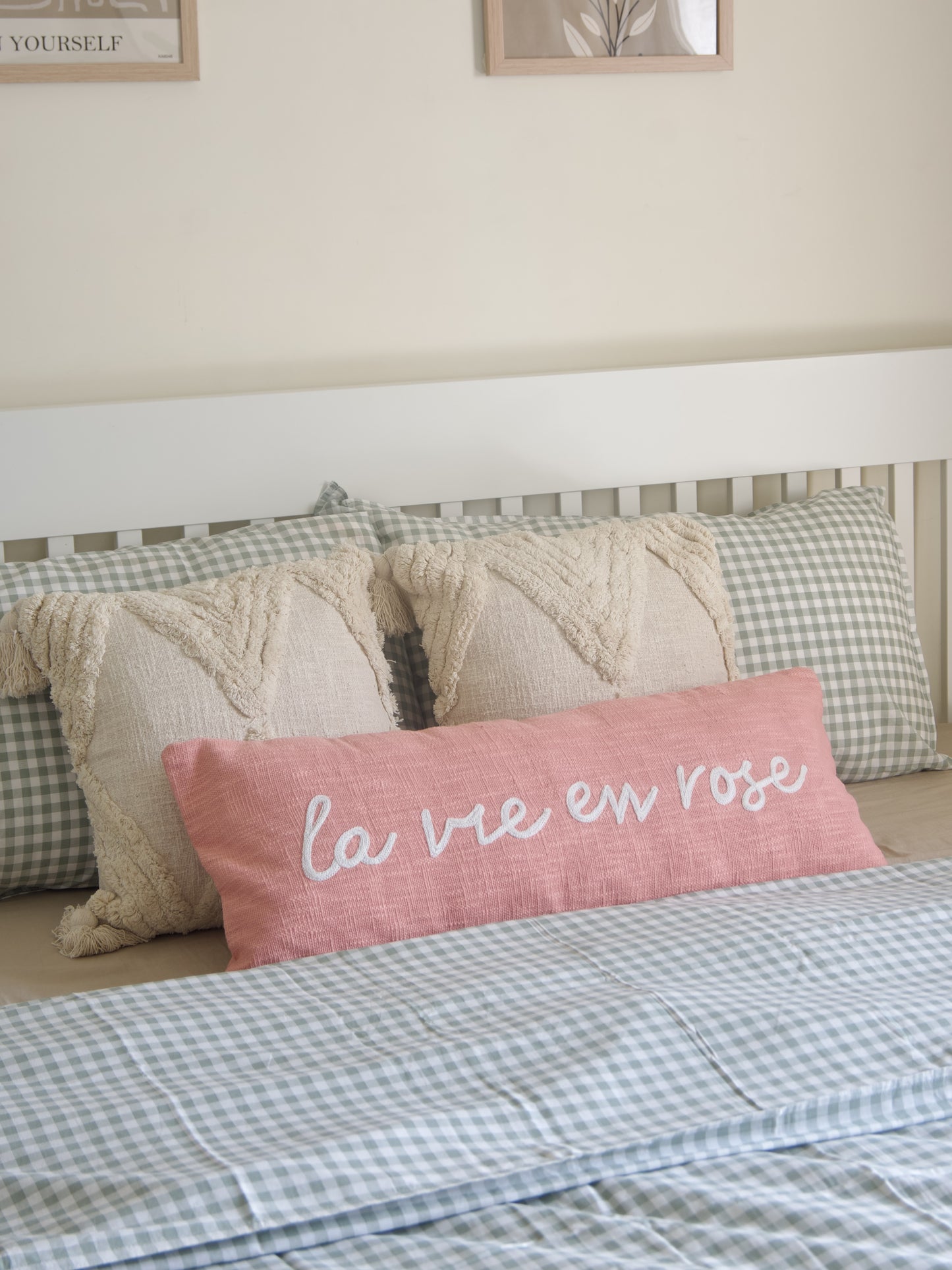 The Rose Dreams Lumbar Pillow Cover