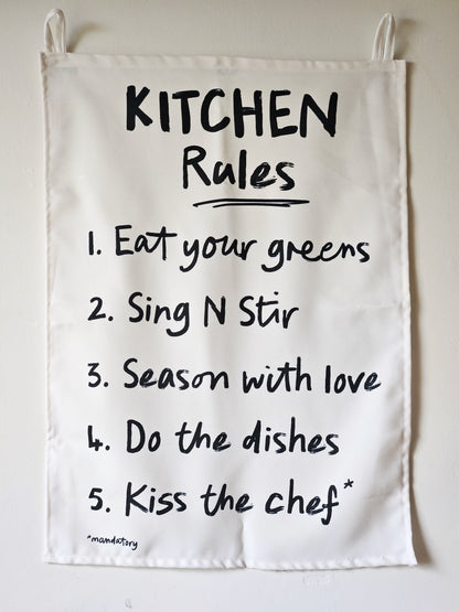 Kitchen Rules Tapestry