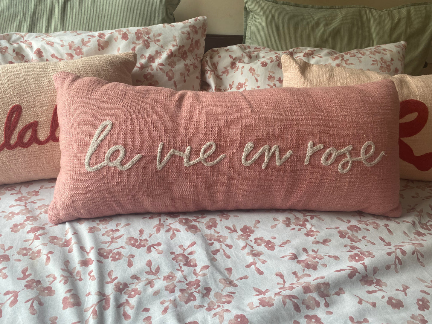 The Rose Dreams Lumbar Pillow Cover