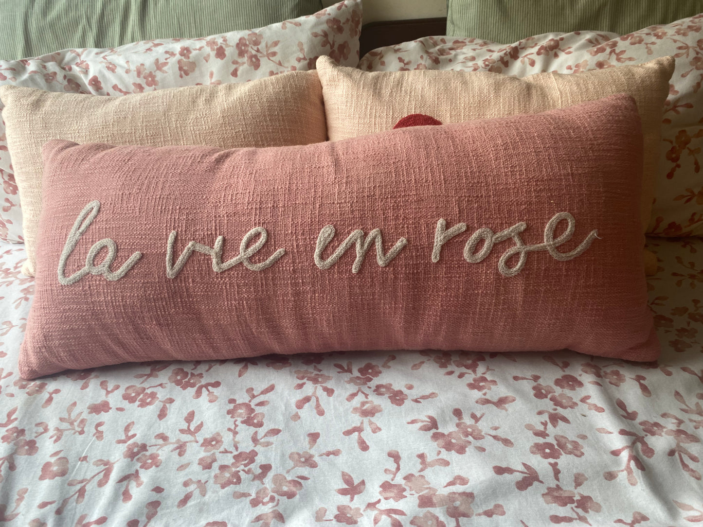 The Rose Dreams Lumbar Pillow Cover