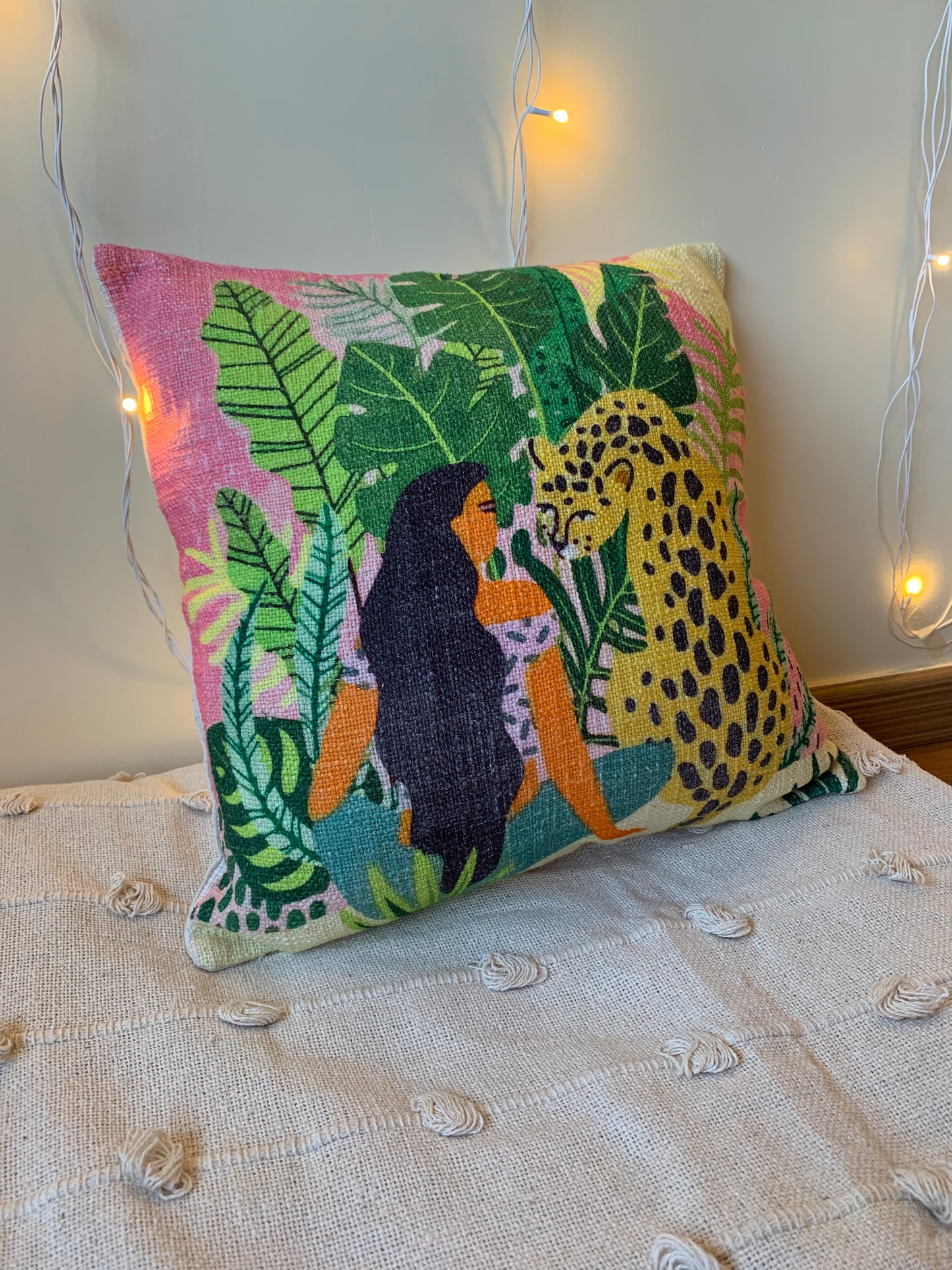 Stevie Illustrated Pillow Cover