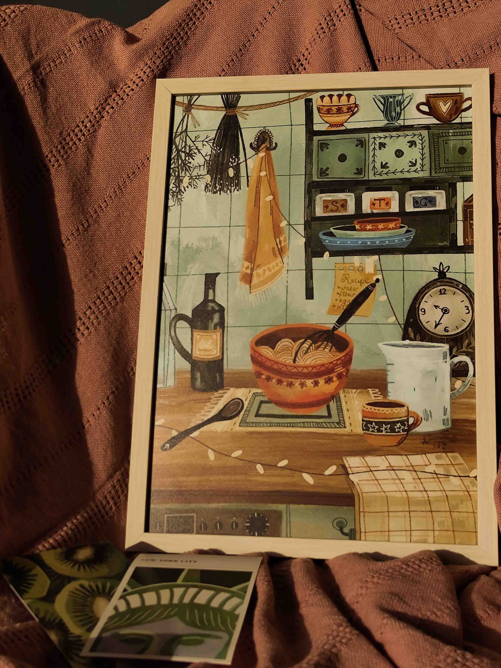 Cozy Kitchen Print-Posters, Prints & Visual Artwork-Hyppy.in-12" x 18"-Framed-Hyppy.in