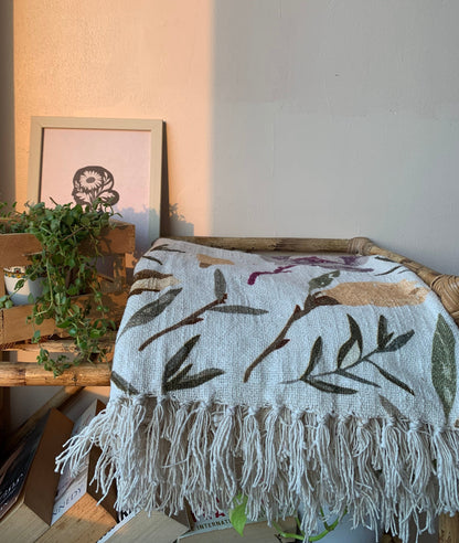 The Orchids Woven Throw