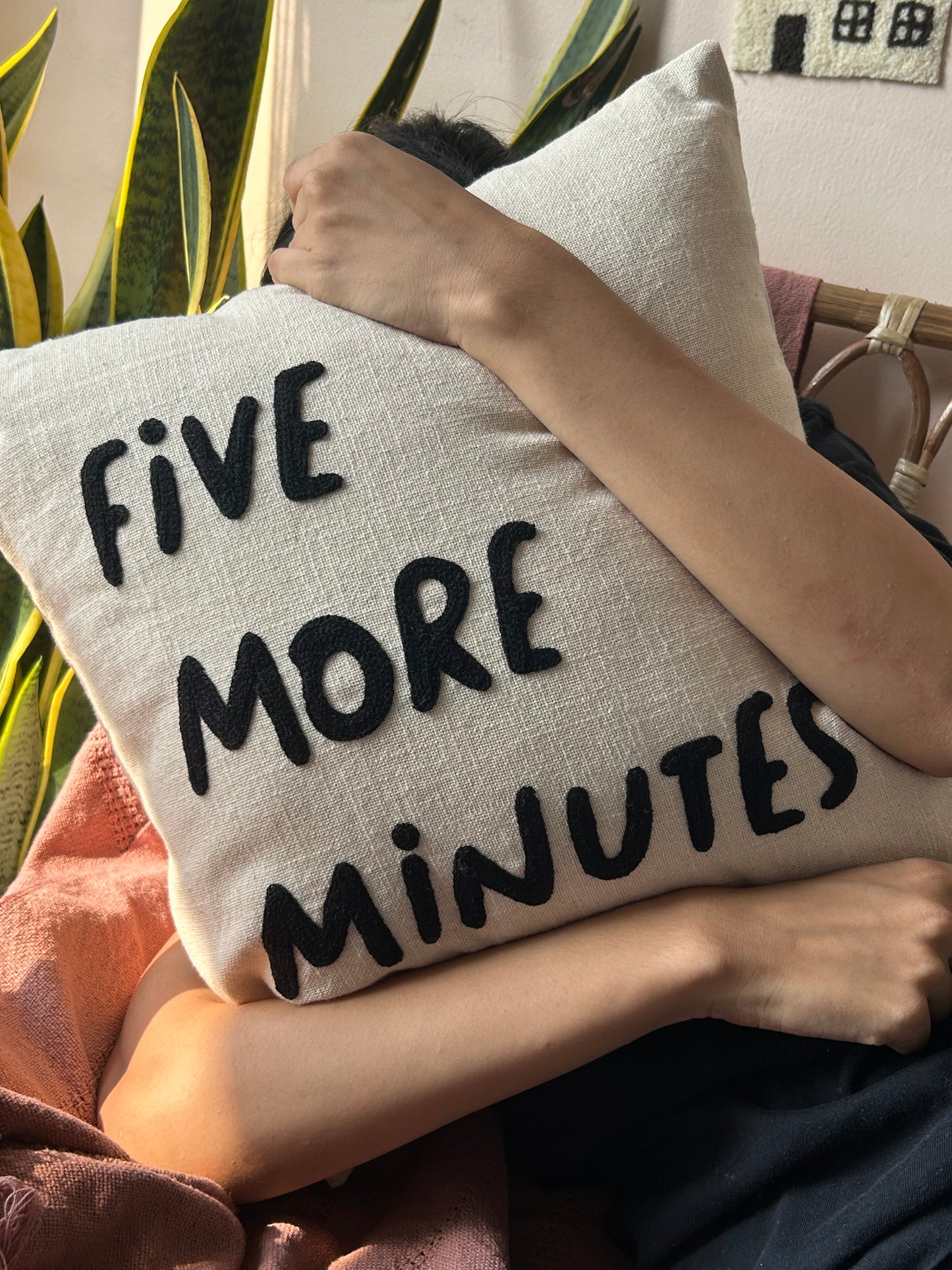Five More Minutes Pillow Cover