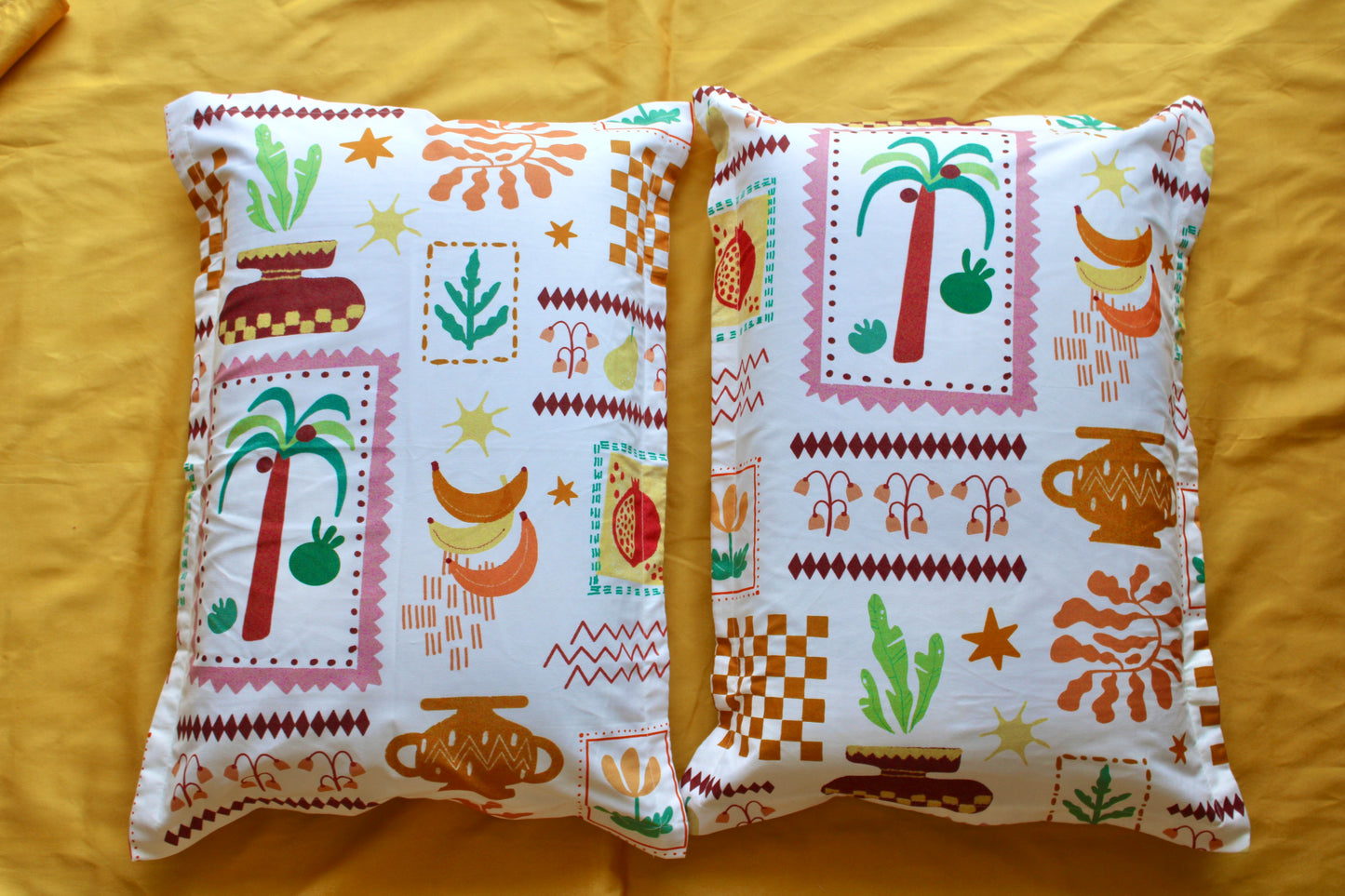 Stamps Pillow Set of 2