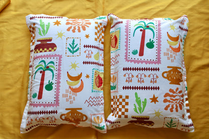 Stamps Pillow Set of 2