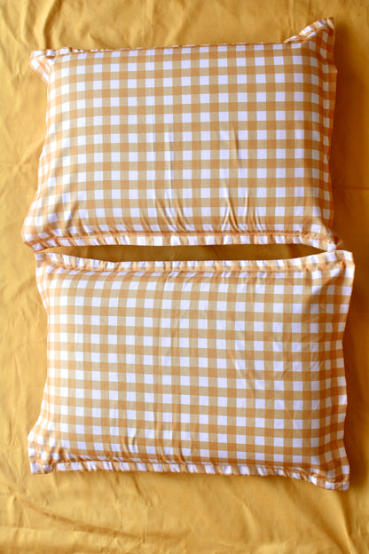 Mango Gingham Pillow Set of 2