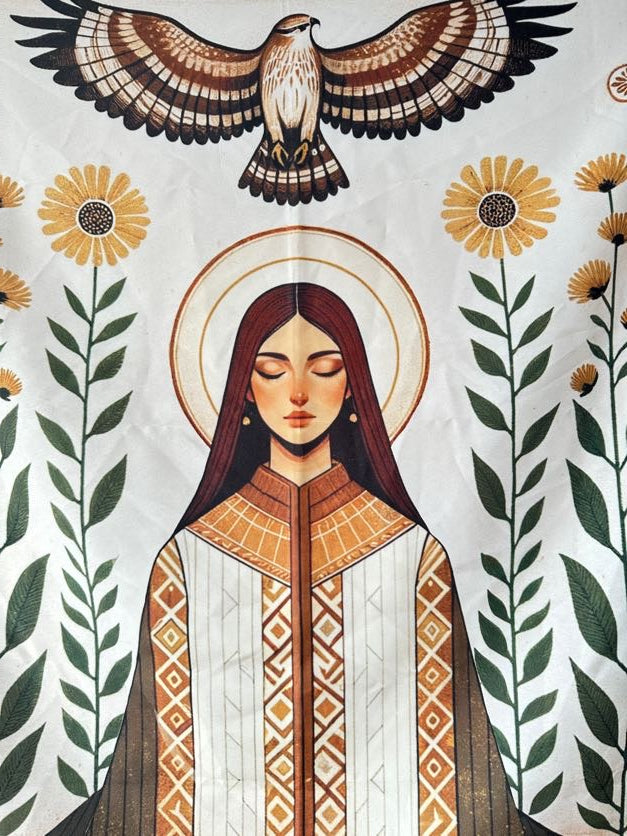 Lady of the Skies Tapestry