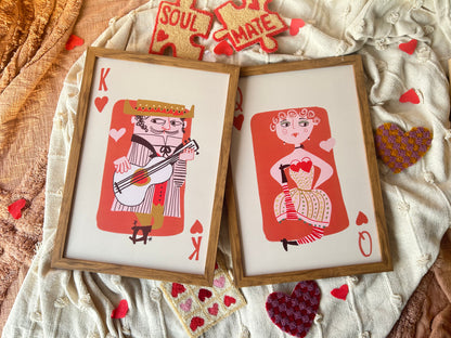 Queen of Hearts Print