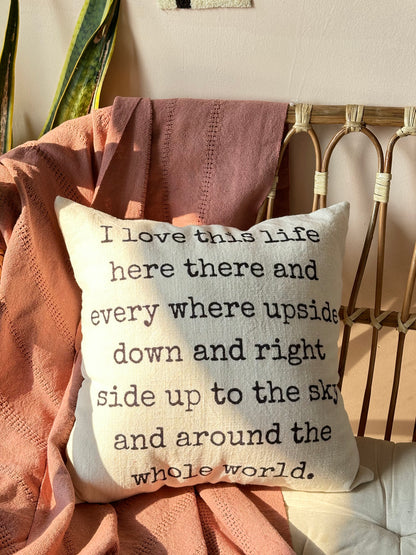 Love Everywhere Pillow Cover