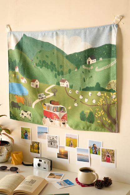 Take me to the Hills Tapestry