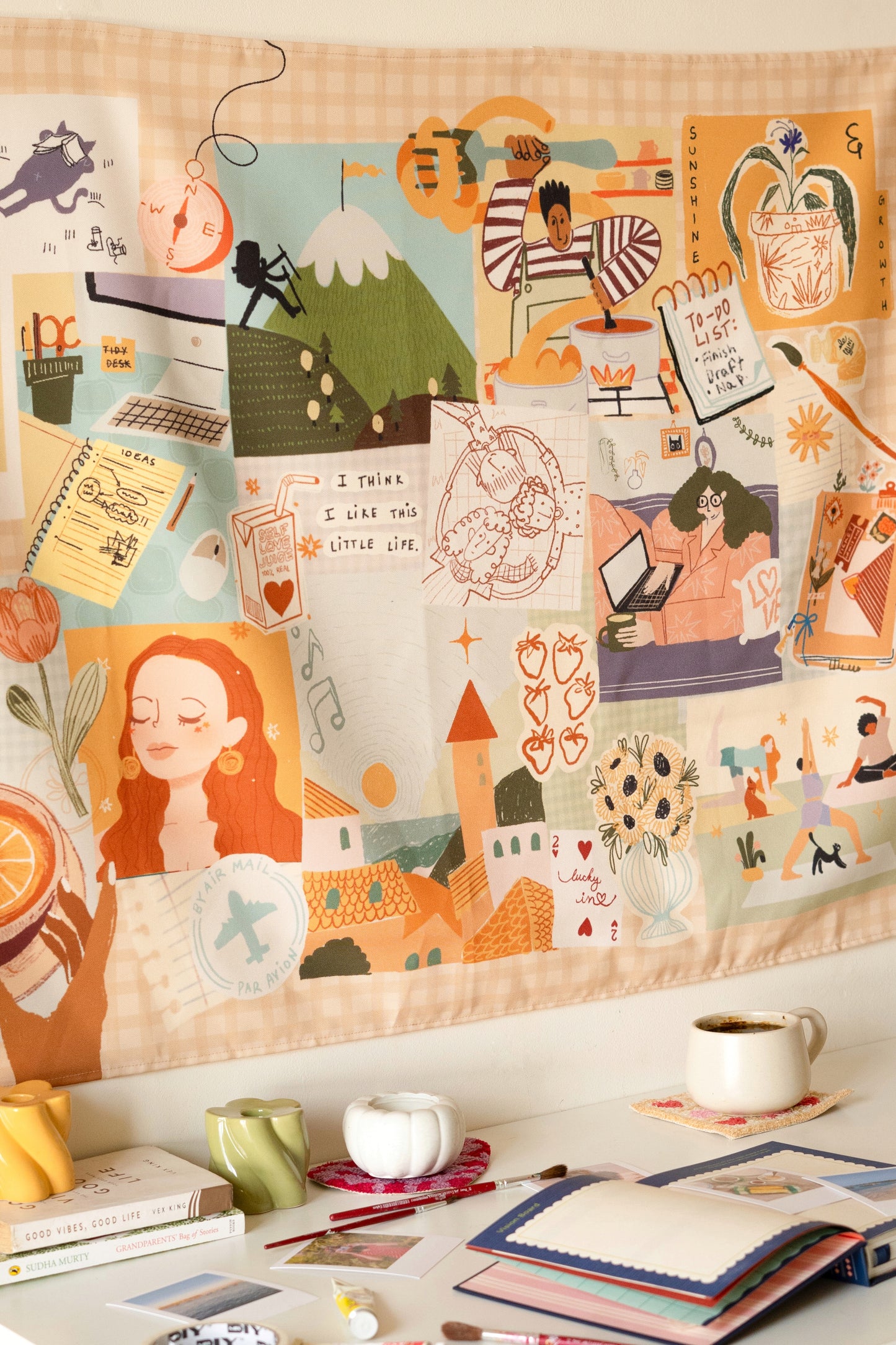 Vision Board Tapestry