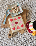 X & O Mug Rug