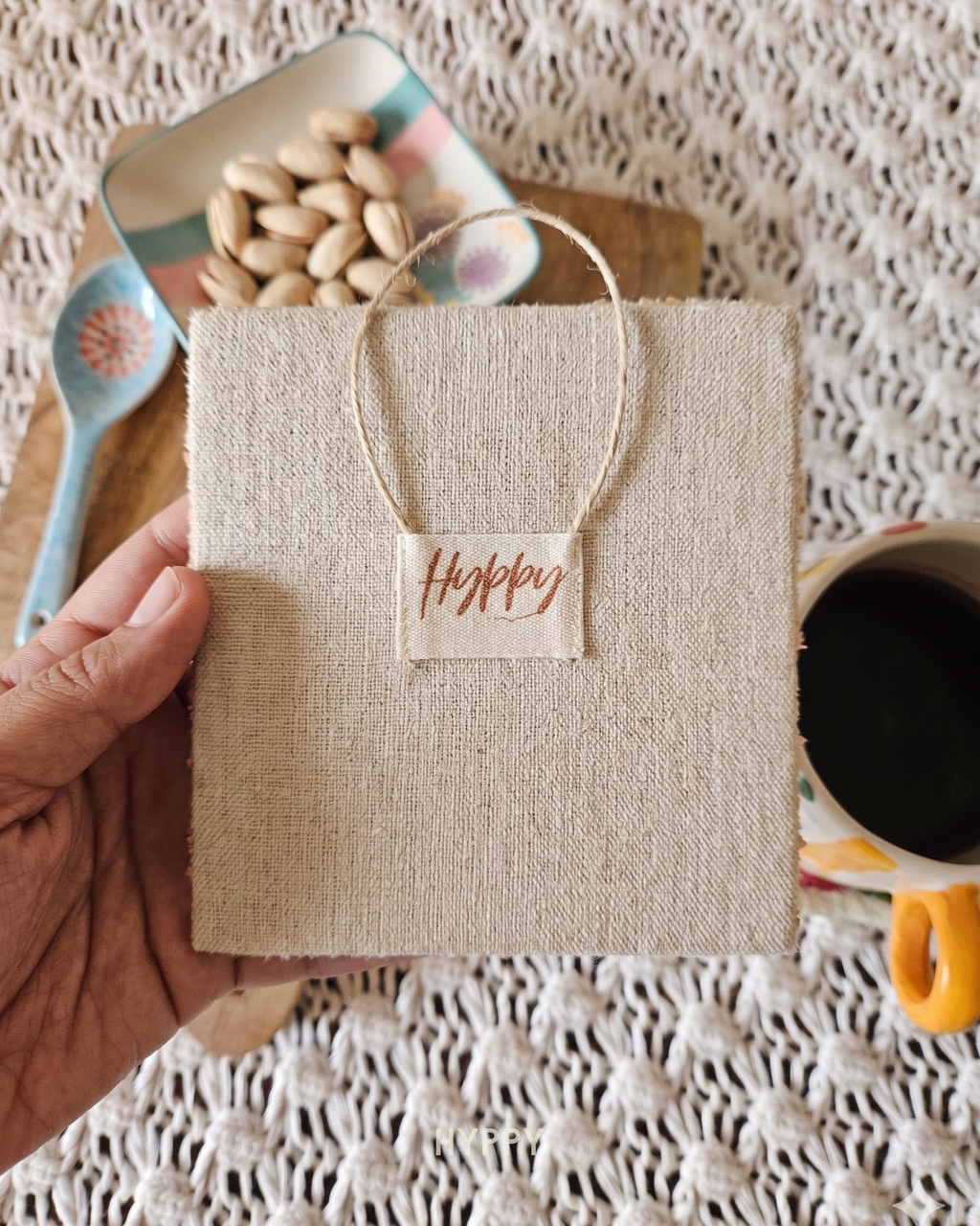 X & O Mug Rug