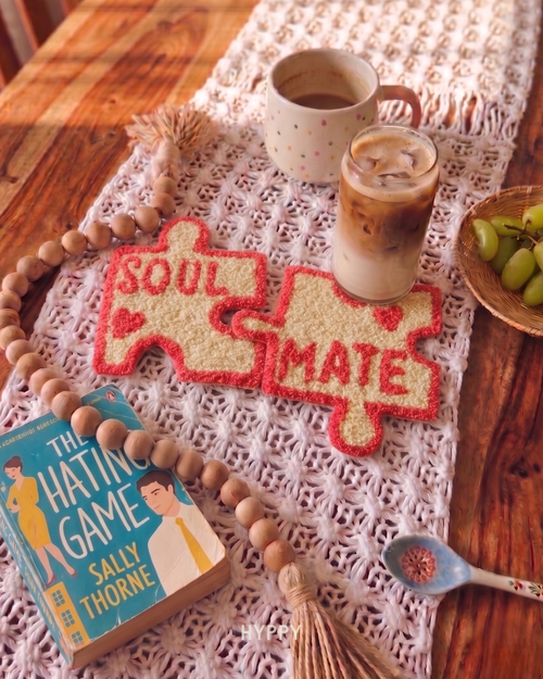 Soul-mate Mug Rug Set of 2