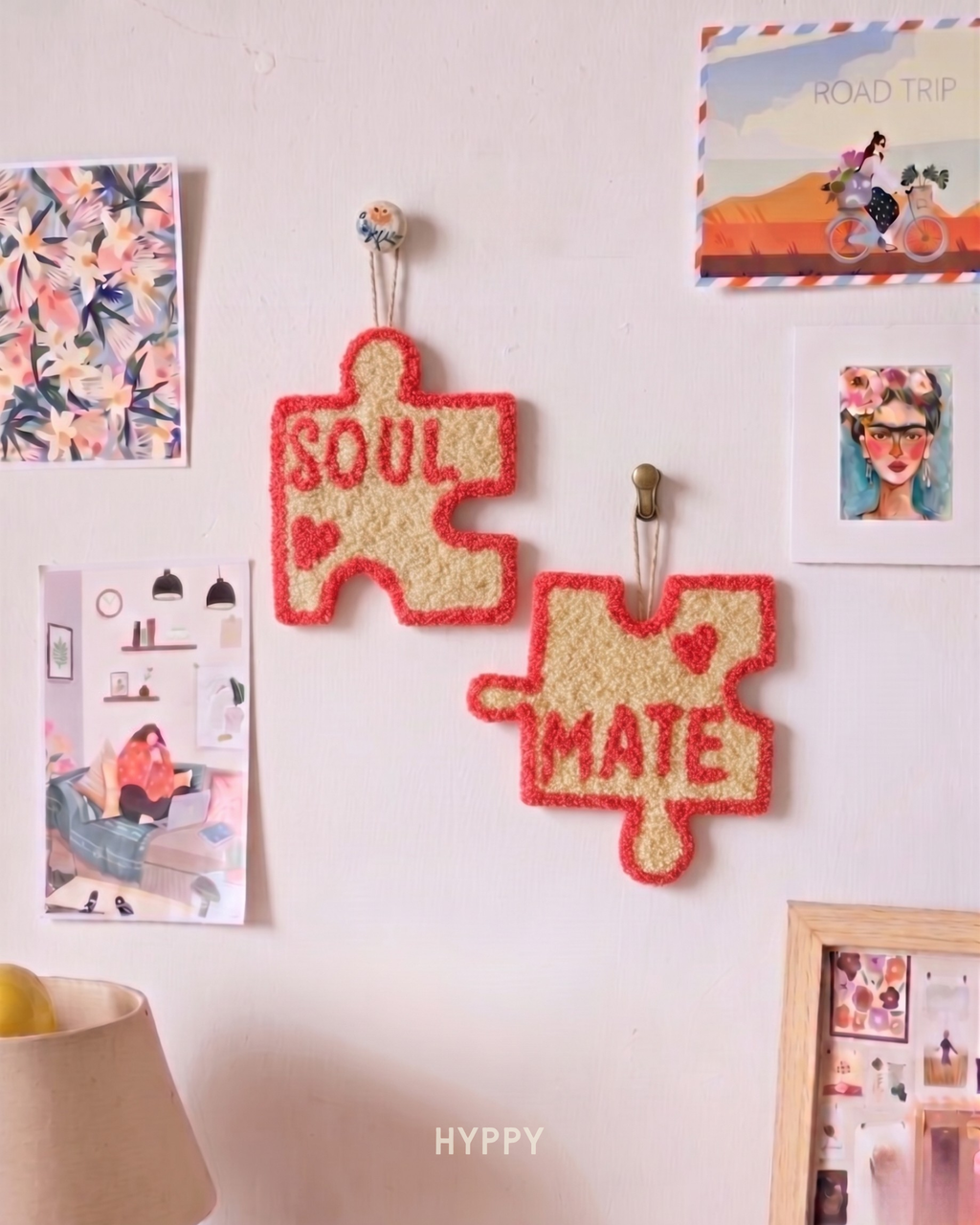 Soul-mate Mug Rug Set of 2