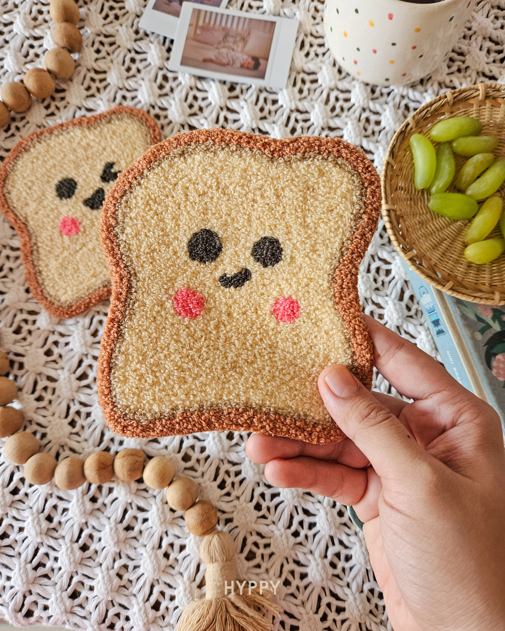 The Toasty Mug Rug Set of 2