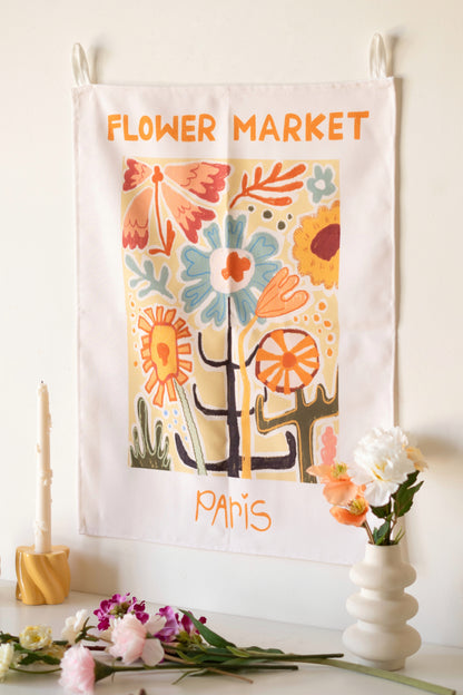 The Flower Market Tapestry