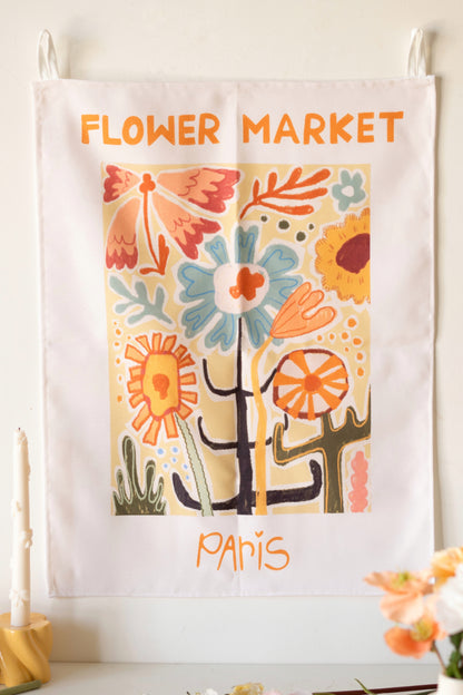 The Flower Market Tapestry