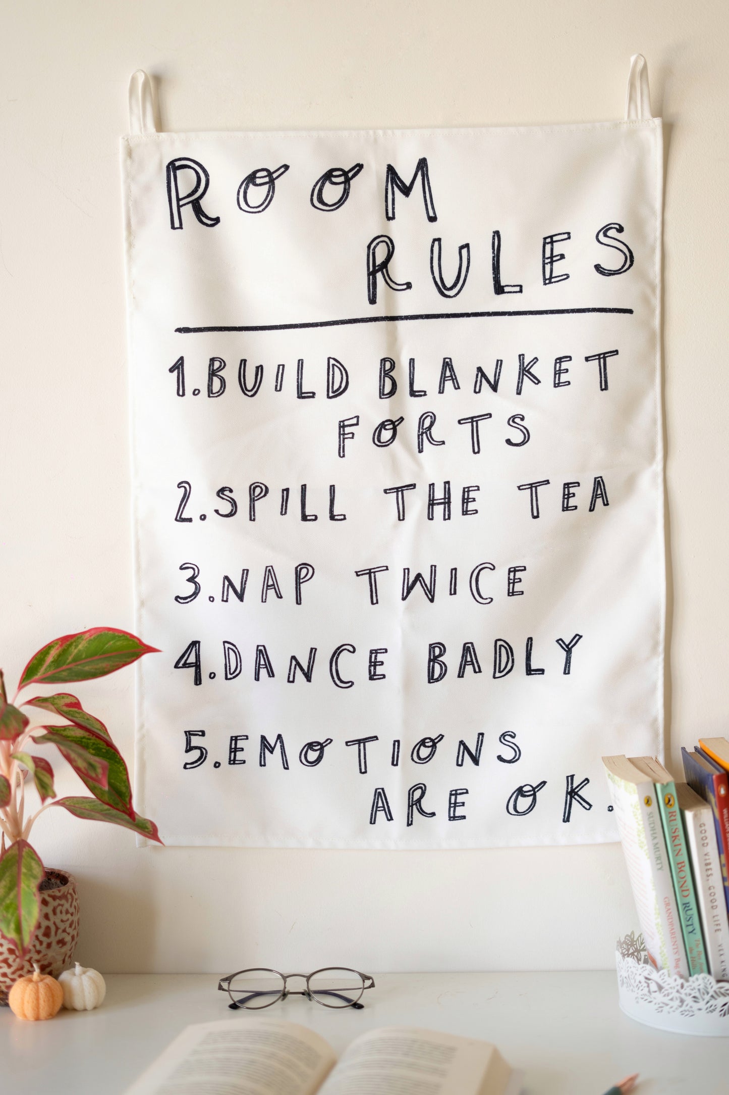 Room Rules Tapestry