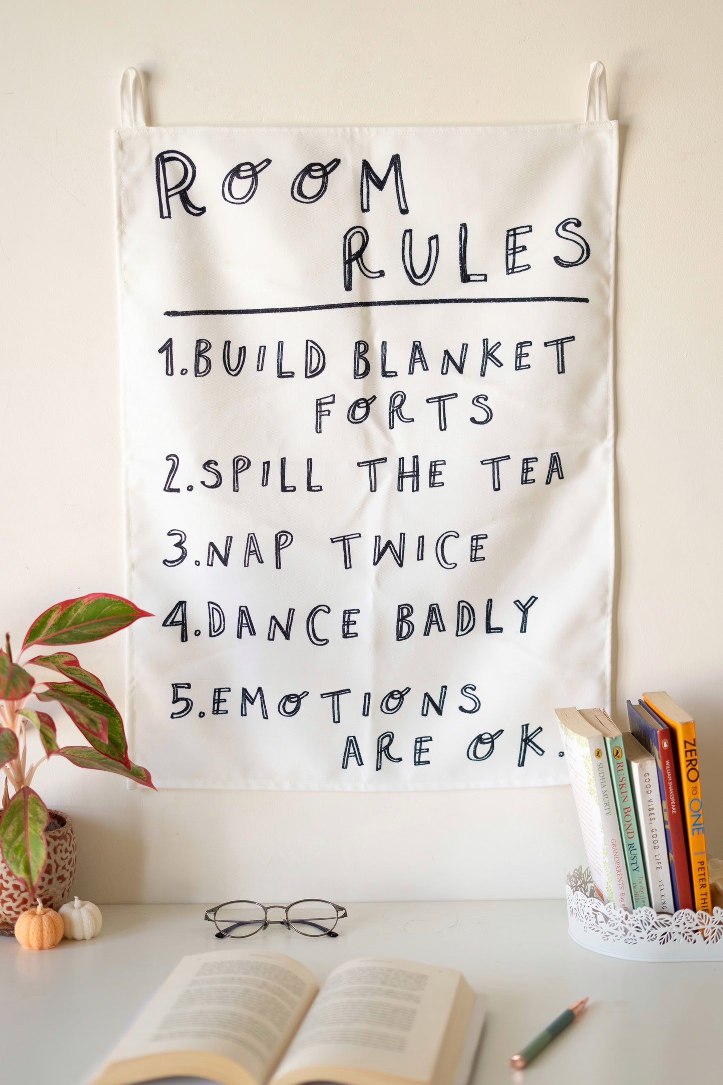 Room Rules Tapestry