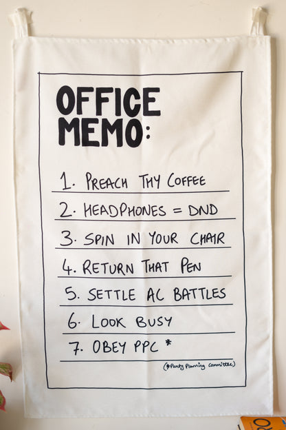 The Office Memo Tapestry