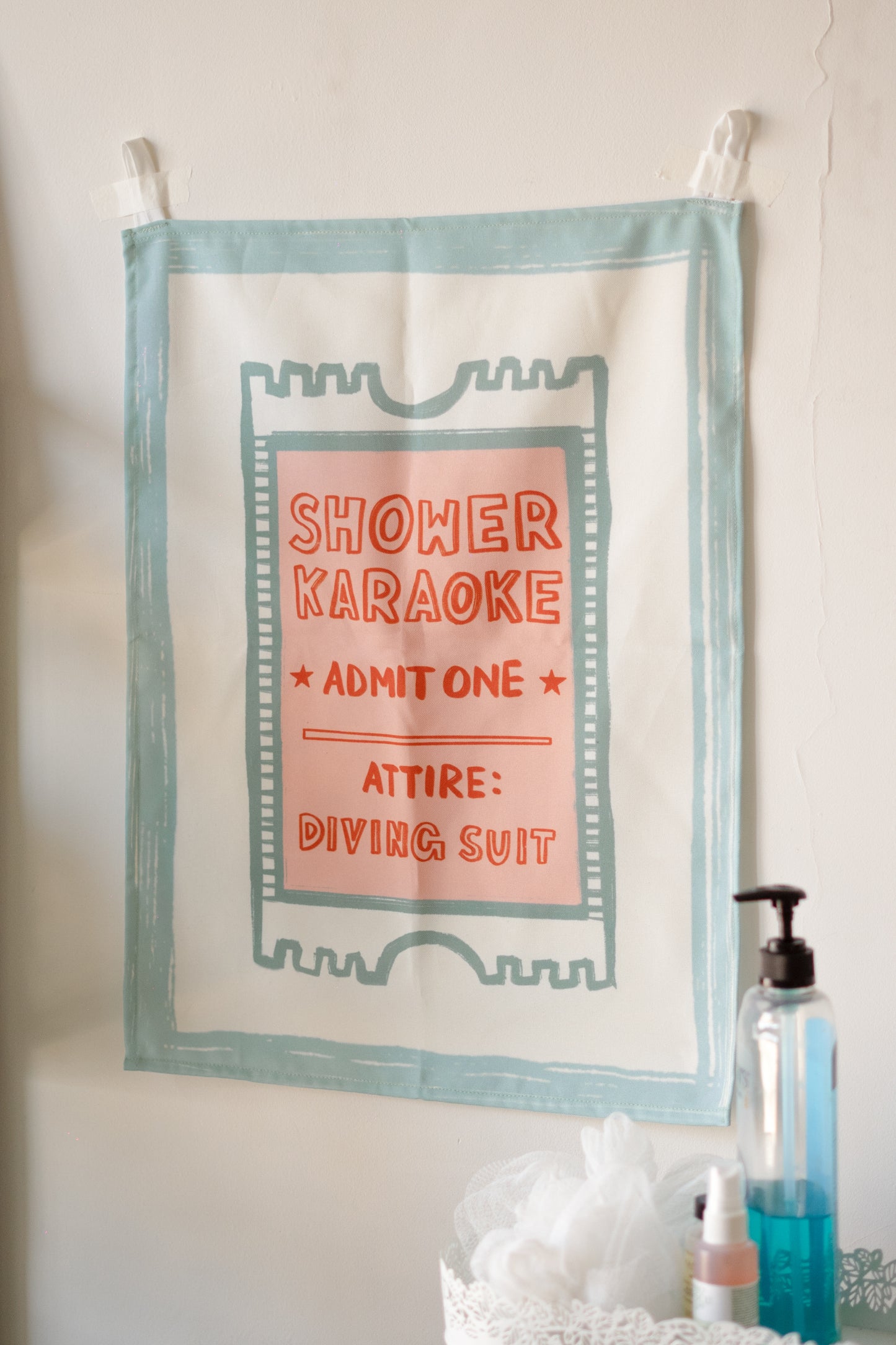 Shower Karaoke Tapestry