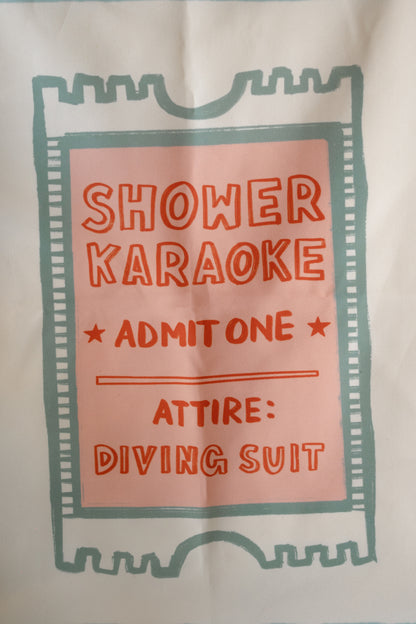 Shower Karaoke Tapestry