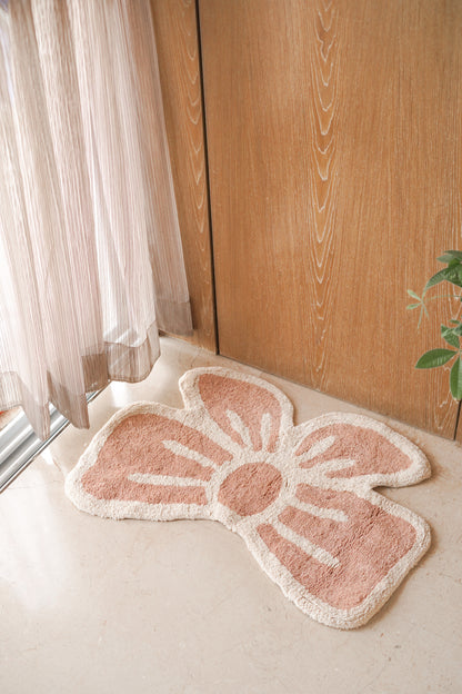 Rosette Bow Rug