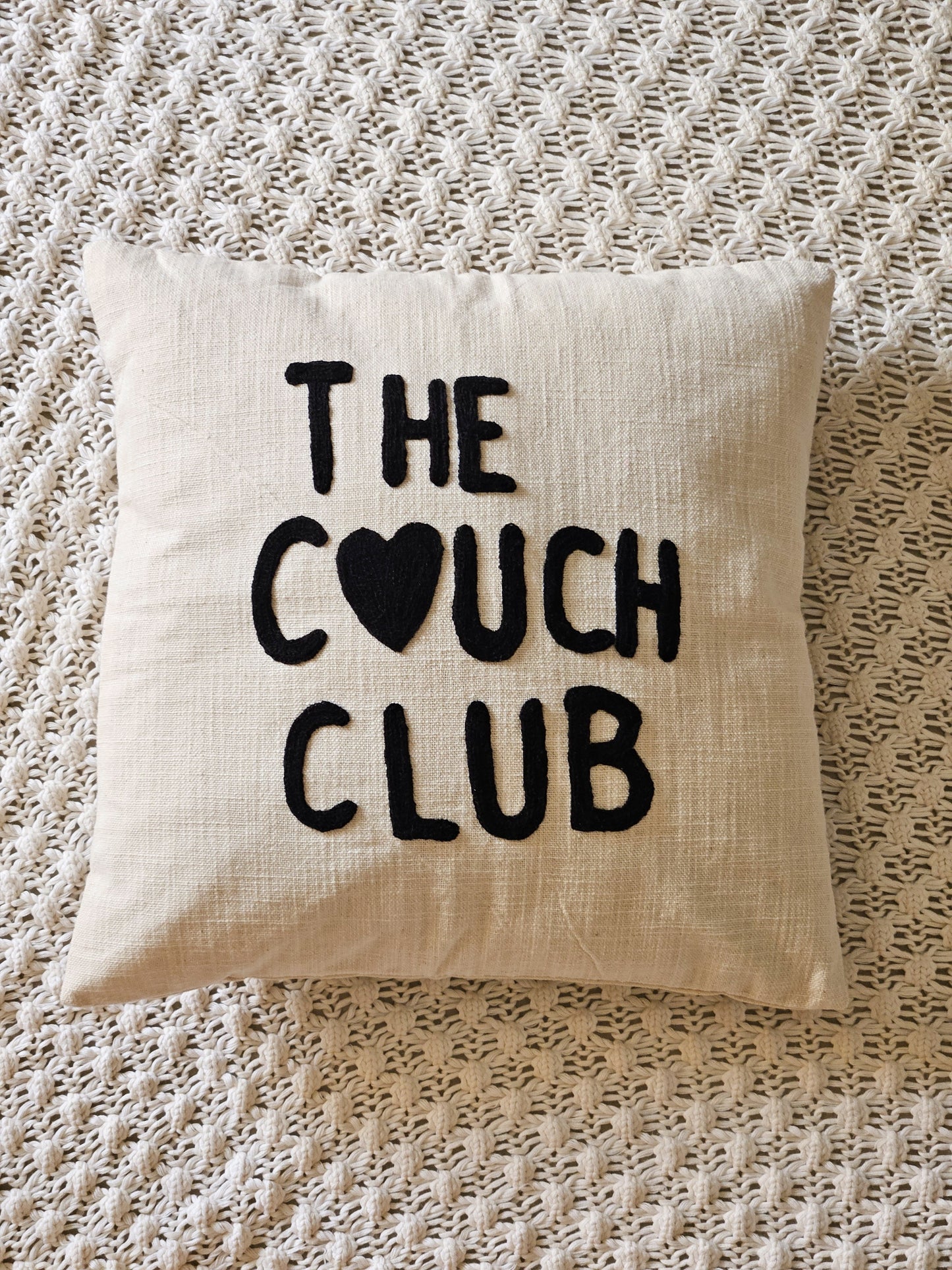 The Couch Club Pillow Cover