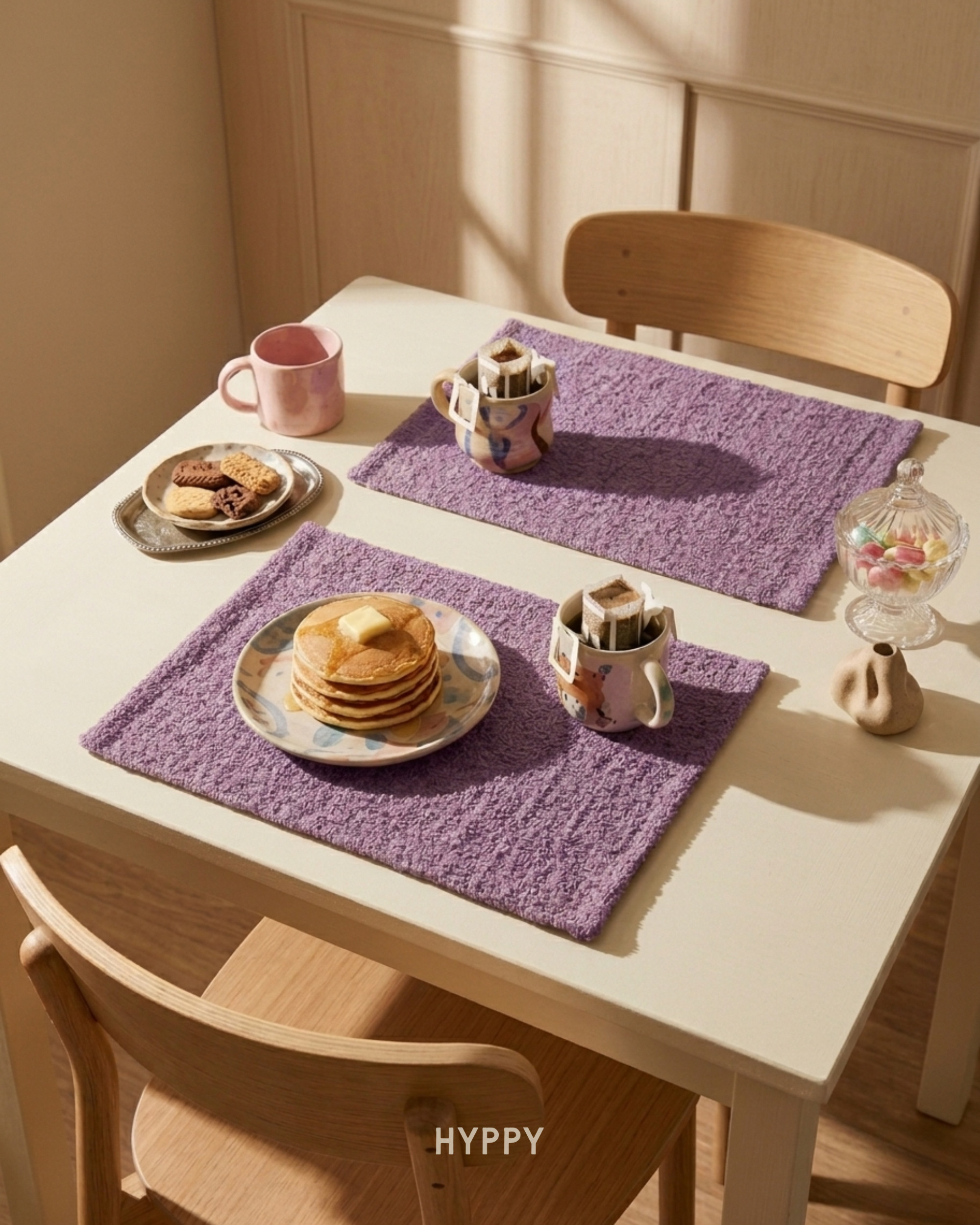 Dusty lilac Textured Placemats