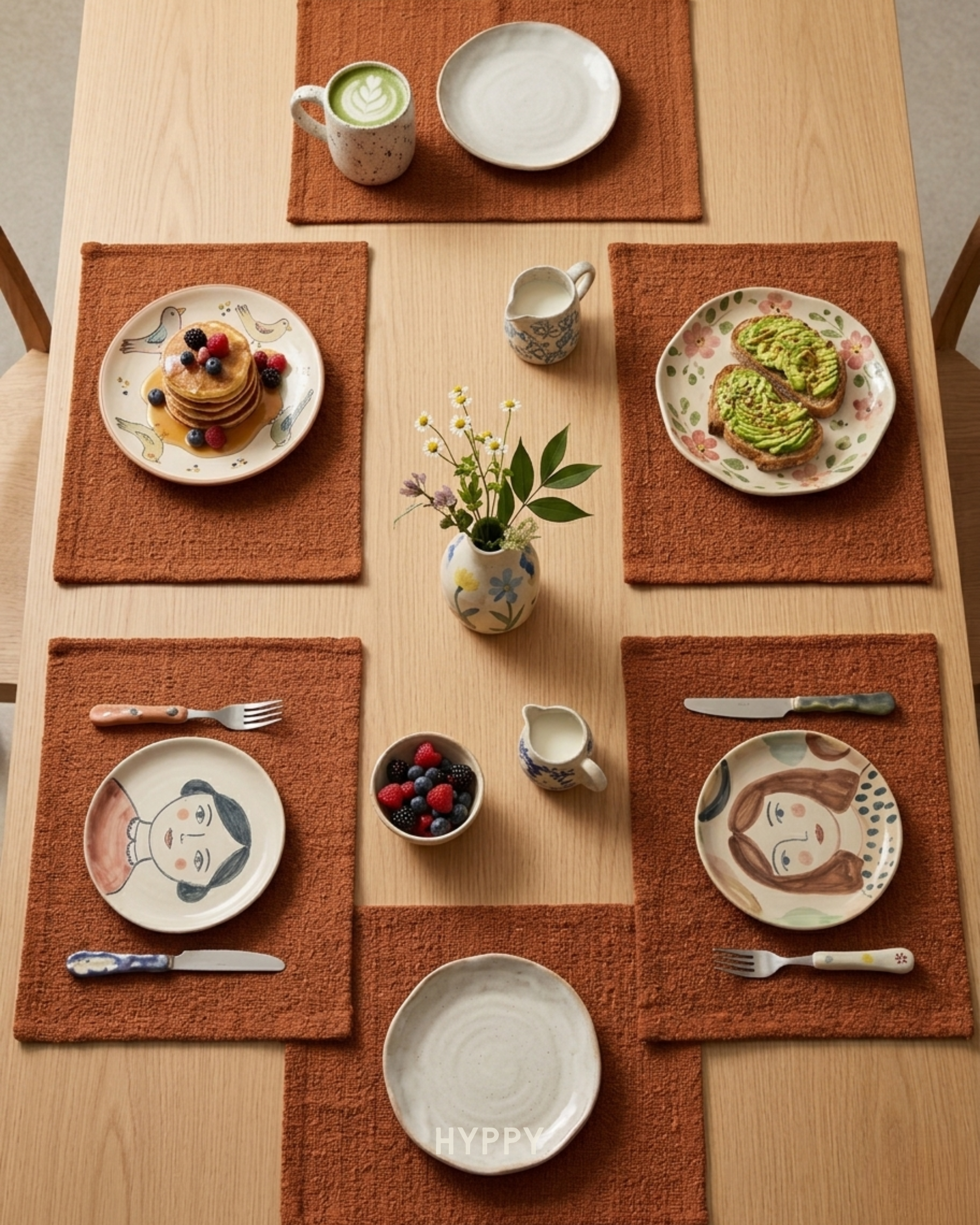 Cinnamon Textured Placemats