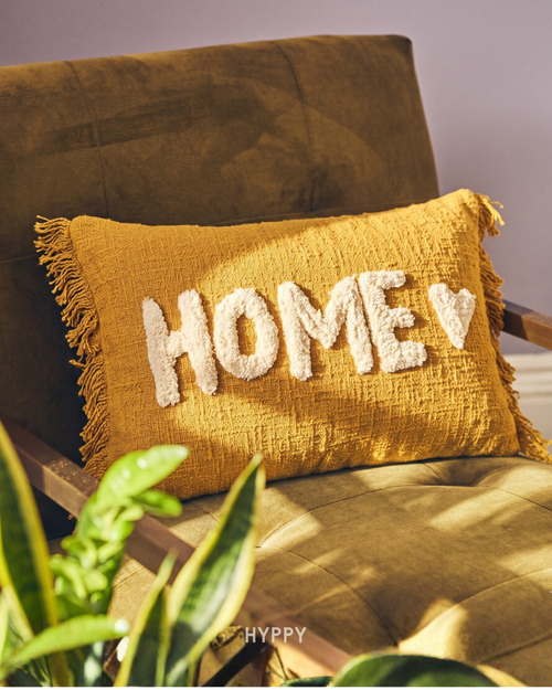 Feels Like Home Tufted Cushion Cover