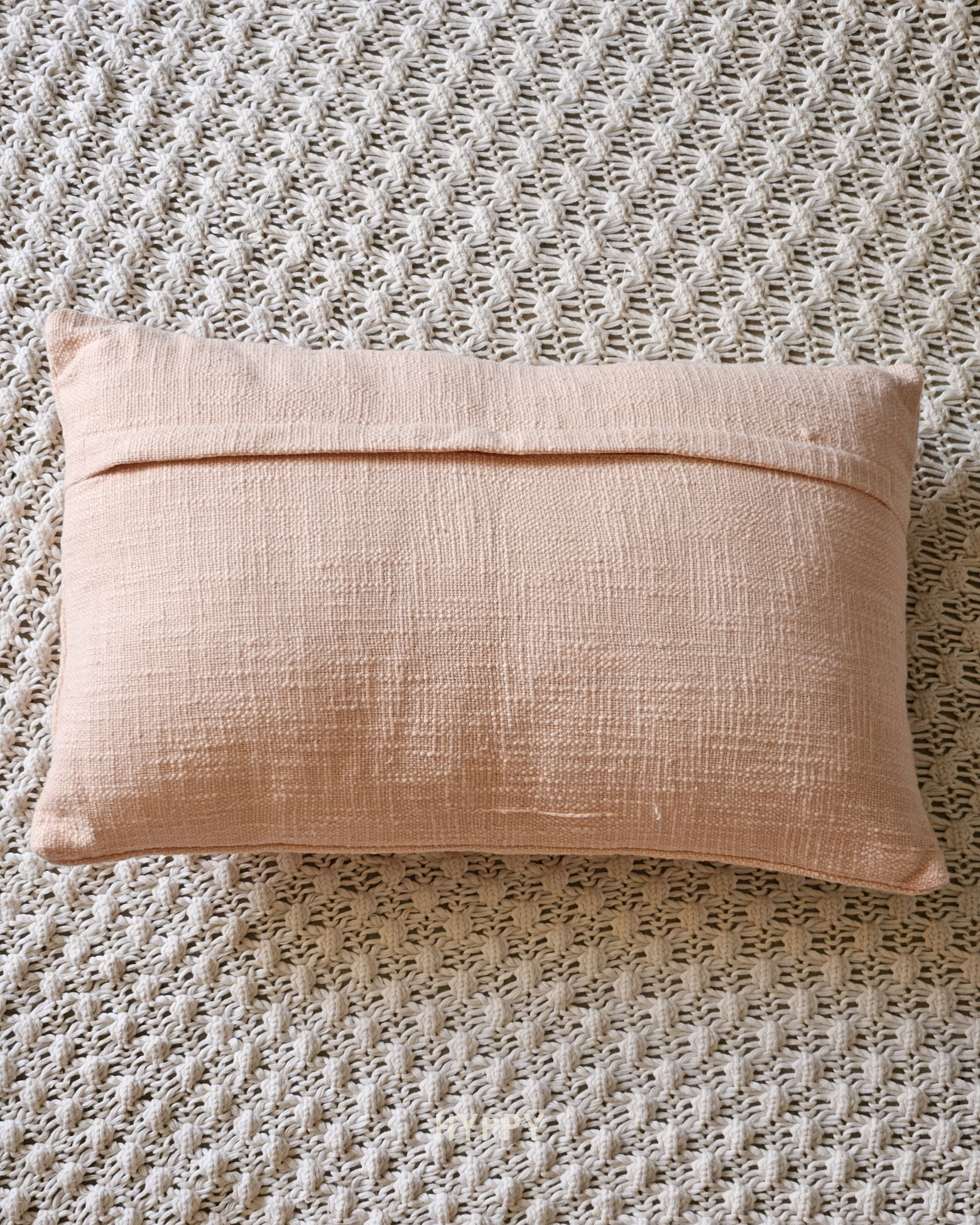 Cherry Bow Embroidered Cushion Cover